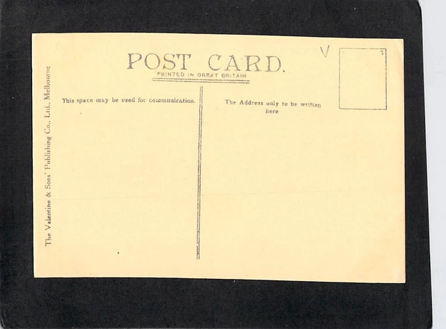 B6378 Australia SA Adelaide River Torrens Valentines vintage postcard 2