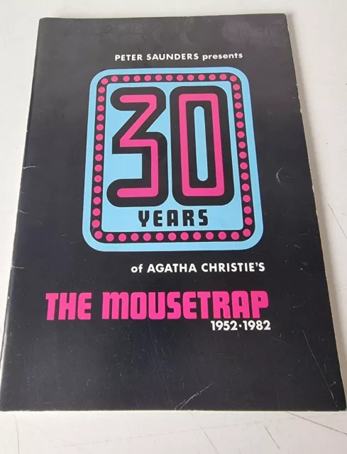 The Mousetrap - The First 30 Years Theatre Programme  - 1982 - Agatha Christie