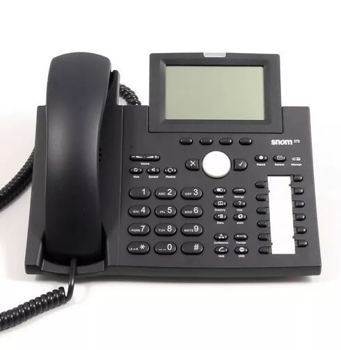 Snom 370 VOIP IP phone with digital screen