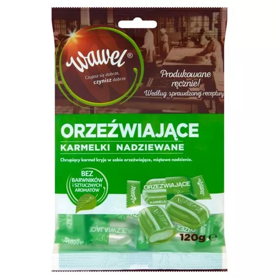 (20,86 EUR/kg) Wawel Minz Bonbons ''Orzezwiajace'' 120g