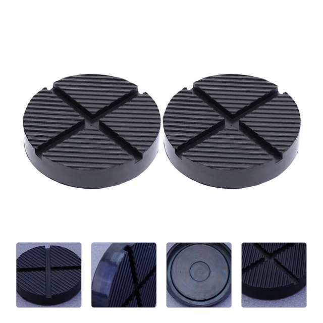 2 Stück General Slotted Jack Pad Gummi Jack Guard Adapter Pad Rahmen Schienensch