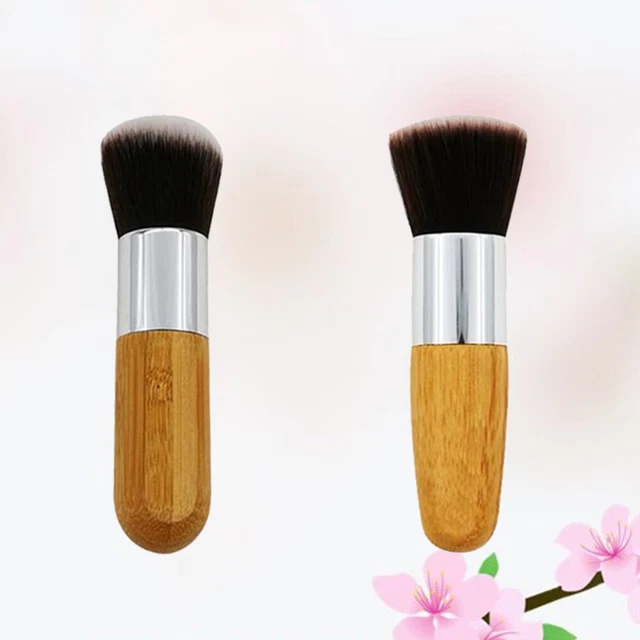 2 Pcs Foundation Brush Makeup Brushes Piece Set Make-up Electric 3