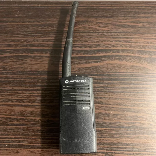 Motorola CP110 VHF 2CH H96KCC9AA2BA Two Way Radio Untested, No Charger