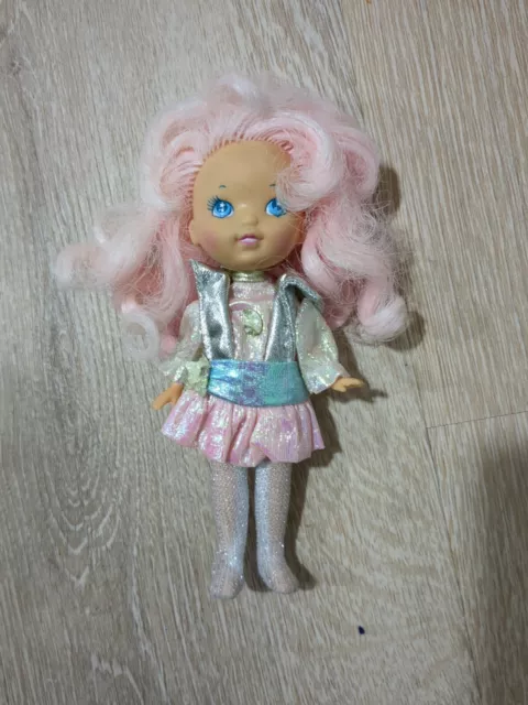 Vintage Hasbro Moon Dreamers Crystal Starr Doll - Pink Hair 1986