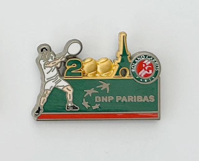 Pin's Zamac BNP ROLAND GARROS 1973-1993 - ARTHUS BERTRAND (B317