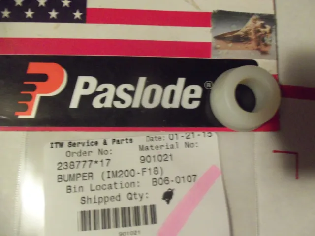 Paslode Part # 901021  Piston Bumper     Fits 901000