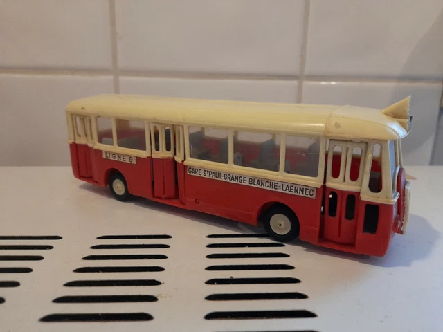 Jouet Ancien Autobus - Ingap - Italie - Tôle - Occasion