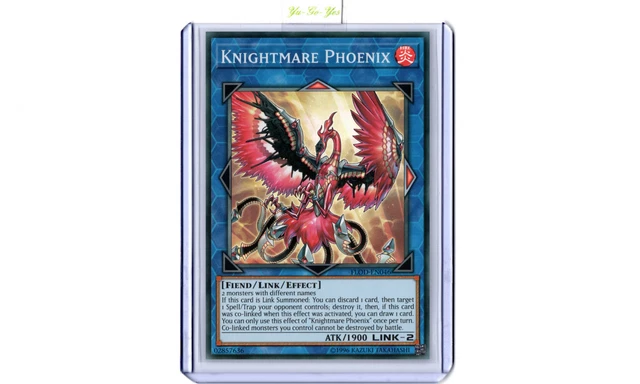 KNIGHTMARE PHOENIX FLOD-EN046 Super Rare YuGiOh Card New 3.75 - PicClick UK