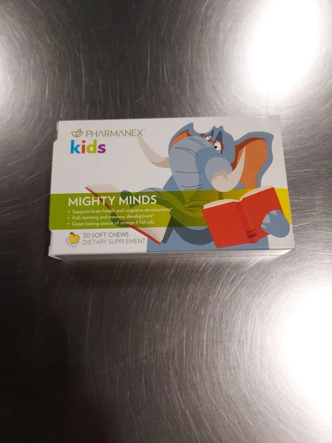 Nu Skin Pharmanex Nuskin Mighty Minds for Kids, DHA & EPA D3 Soft Chews,exp 3/24