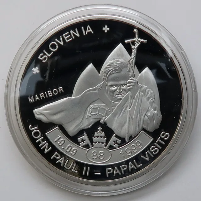 5 Kwacha 2010 Malawi, Papal Visits - Slovenia