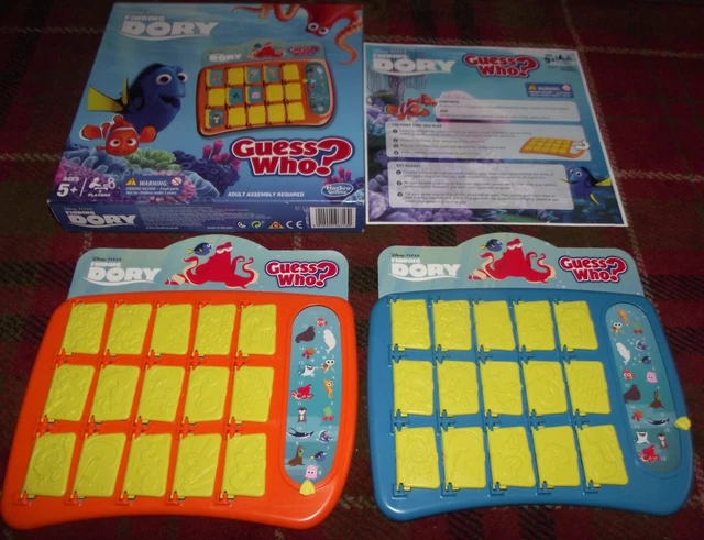Superb Hasbro Gaming Disney Pixar Finding Dory Guess Who? Complete Rarely Played