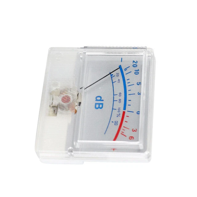 HIGH-PRECISION VU LEVEL Meter Header Power Amplifier Meter Sound Gauge