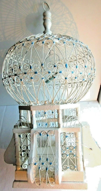 Ancienne cage à grillon Chinoise Cloisonnée Bleue