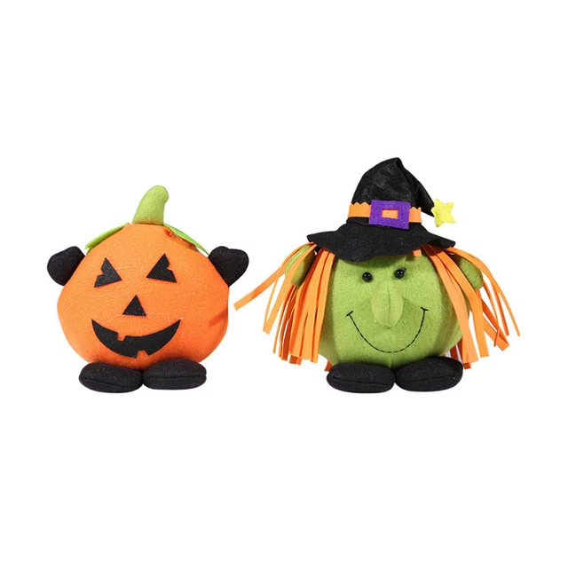 2 Pcs Halloween-Puppe Puppenanhänger Halloween-Ornamente Schmücken