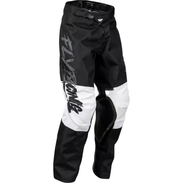 NEW Fly Racing Kinetic Khaos Grey/Black/White Kids Motocross Dirt Bike Pants