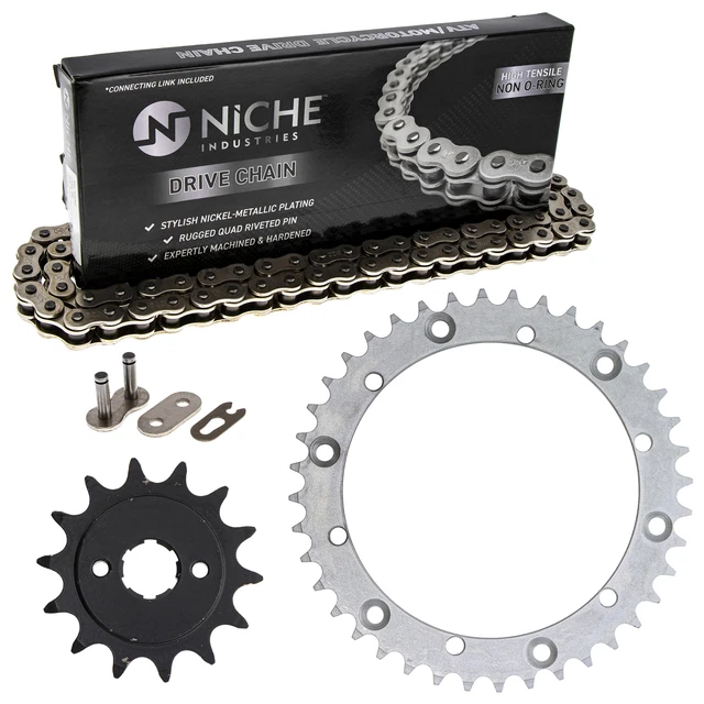 Sprocket Chain Set for Kreidler Mustang Utility 170 14/40 Tooth 520 Rear Front