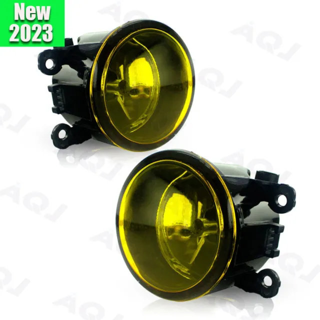 Fit Honda Fog Light Driving Lamp H11 Bulbs Right Left Side Accessories Yellow