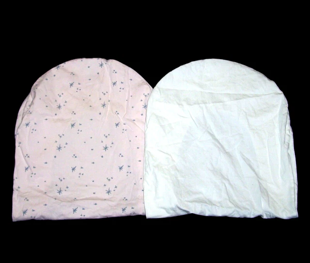 Happiest Baby Ivory Pink Rose Galaxy SNOO Sheet LOT OF 2 Organic Cotton Fitted