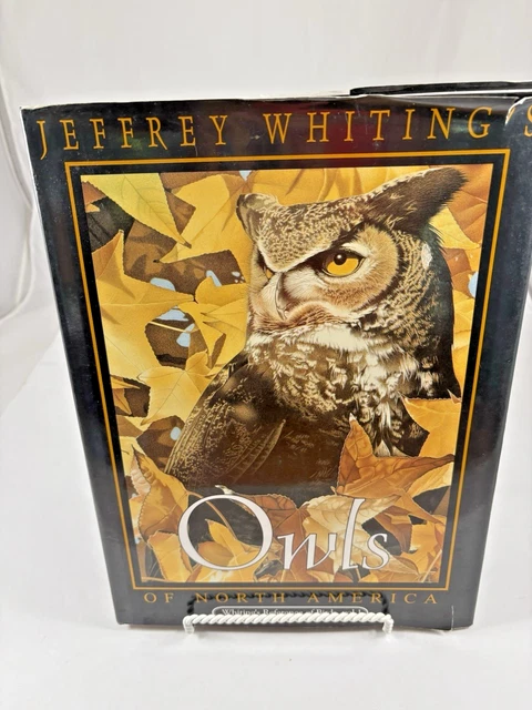 JEFFREY WHITING OWLS of North America Art Sculpture Book 1997 From