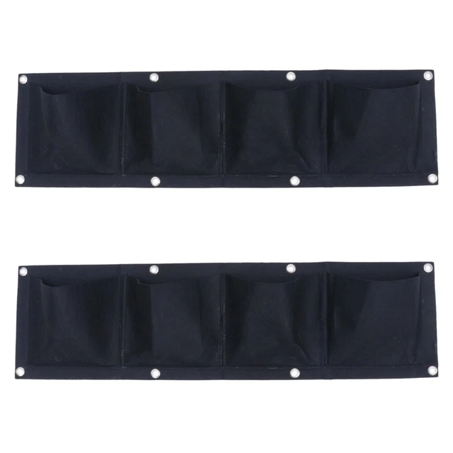 2 Count Plant Pocket Wall Garden Outdoor Pots Hanging Flower Pot Vertical
