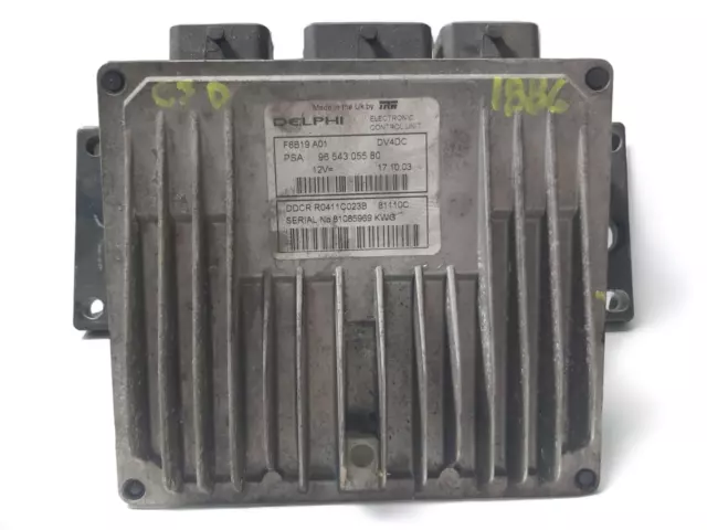 CENTRALINA MOTORE CITROEN C3 1° Serie F6B19A01 Diesel 1400 (0205) 1479329