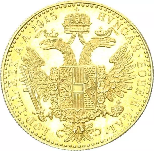 Österreich Franz Joseph I. Dukat 1915 Gold stgl. aus EA 2