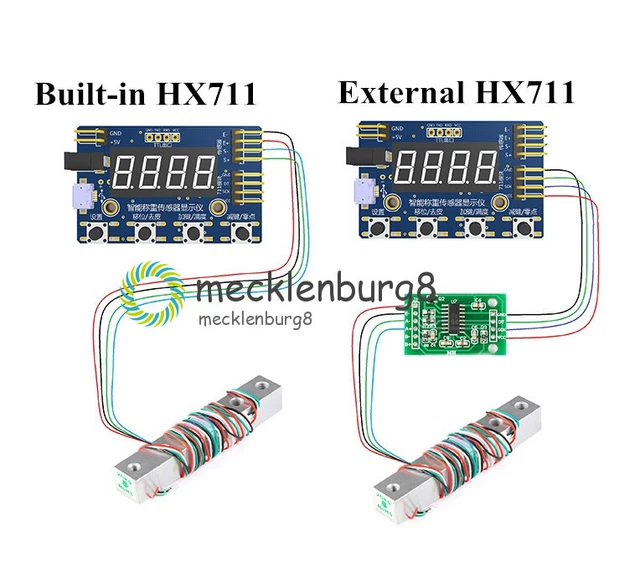 LOAD CELL HX711 AD Module Weight Sensor Digital Display Electronic ...