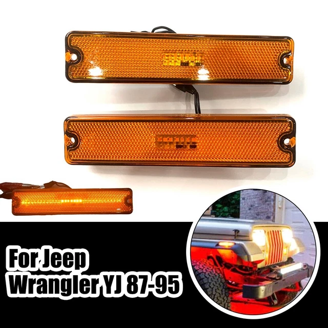 PolarLander Lot De 10 Lampes Témoins Latérales 24V 6 LED Jaunes – Feux De Position Camion, Bus, Remorque, Étanches & Ultra-Lumineuses