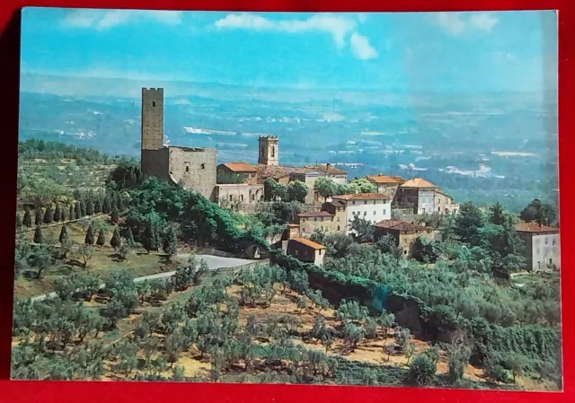 Cartolina  Larciano ( Pistoia ) Il Castello E Scorcio Panoramico