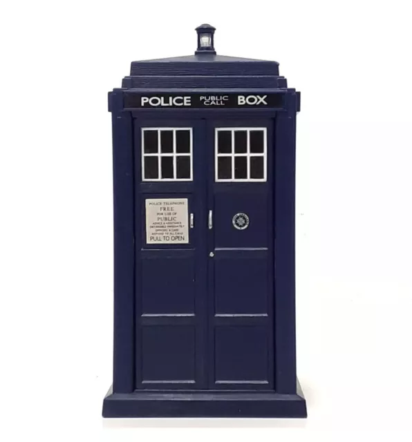 Doctor Who Tardis Size: 6.5" Capaldi 12th Dr & Smith 11th Dr Light & Sound Work