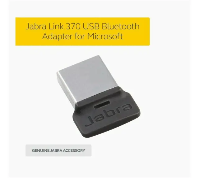 Jabra Link 370 USB adapter UC 14208-08 Bluetooth Wireless dongle Evolve 65 75 2