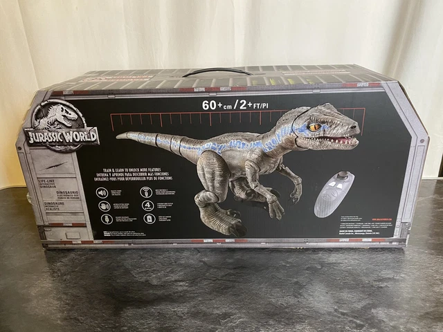 JURASSIC WORLD ALPHA Training Blue Velociraptor Jurassic Park Dinosaur ...