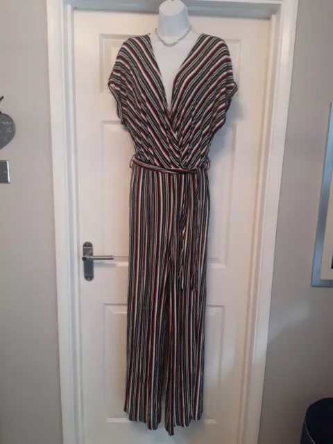 Tesco striped jumpsuit cheap