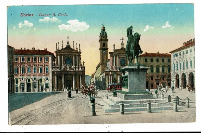 CPA-Carte Postale -Italie Torino Piazza St Carlo  VM5812