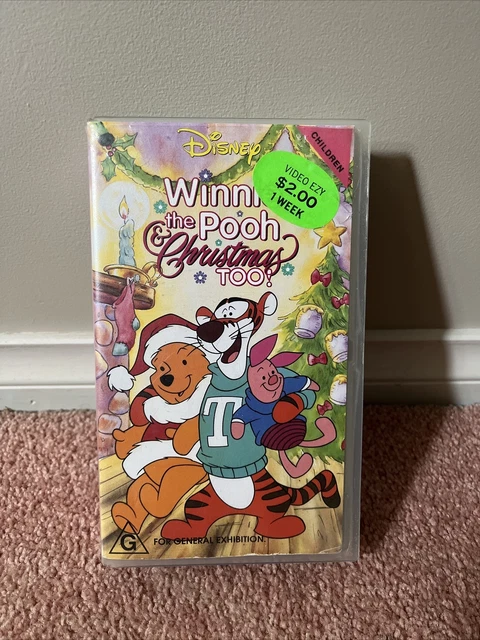 Winnie The Pooh And Christmas Too Vhs WINNIE THE POOH And Christmas Too VHS VIDEO TAPE (Walt Disney kids
