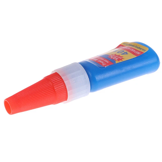 20ml Liquid Super Glue 401 Instant Strong Glue Bond Leather DIY Adhesive Gel