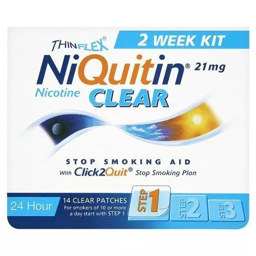 Niquitin CQ Patches 21mg Clear - 14 step 1