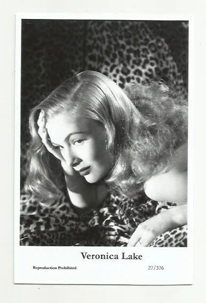 (Bx24) Veronica Lake Swiftsure Photo Postcard (27/376) Filmstar  Pin Up Glamour