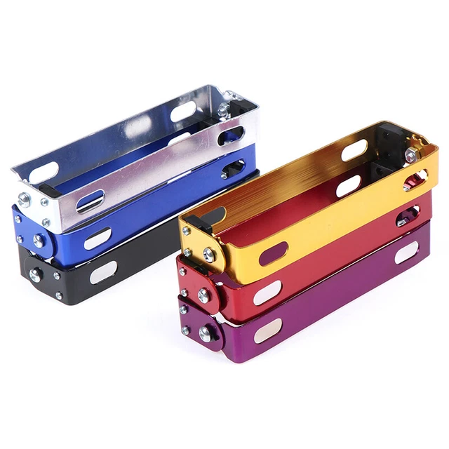 Aluminum Universal Motorcycle Adjustable Angle License Plate Bracket Holder-