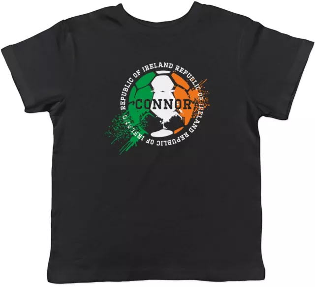 Personalised Republic Of Ireland Football Sports Kids T-Shirt Boys Girls Gift