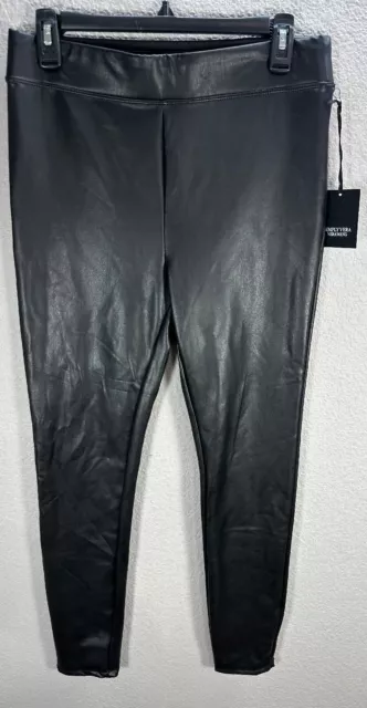 Simply Vera VERA WANG High Rise Live-In Faux Leather Camo Legging Women  Size XL