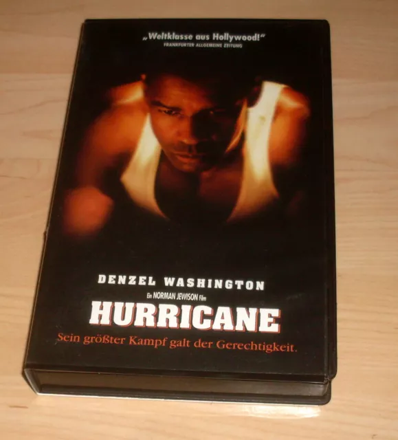 VHS Film - Hurricane - Denzel Washington - Videokassette