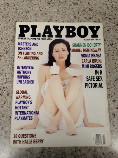 Playboy March 1994, Playmate Neriah Davis, Shannen Doherty!!