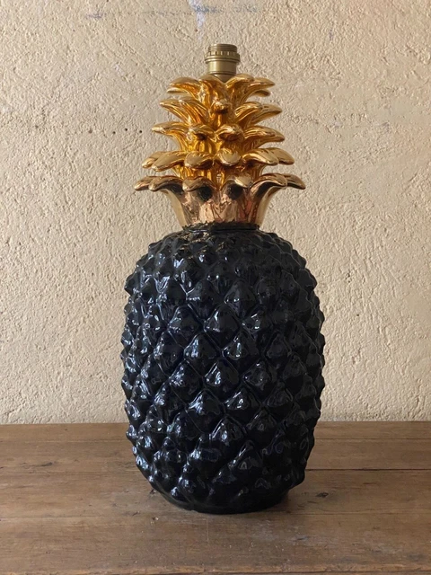 Lampe de Bureau Ananas en Céramique, Italie, 1970s en vente sur