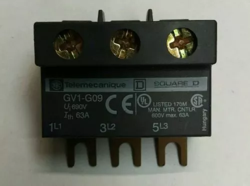 Telemecanique Terminal Block For Use With GV2 Series Busbar (GV1 G09)