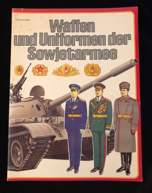 Heyne Bildpaperback " Waffen und Uniformen der Sowjetarmee " v. 1976 selten