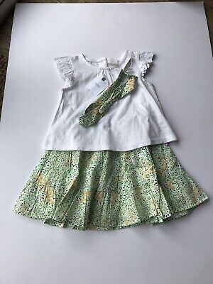 Next Baby Girl 3 Piece Floral Outfit Age 12-18 Months *BNWT*