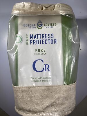 Cubierta Gotcha | Protector de colchón orgánico | Tamaño de cuna | 100% algodón orgánico