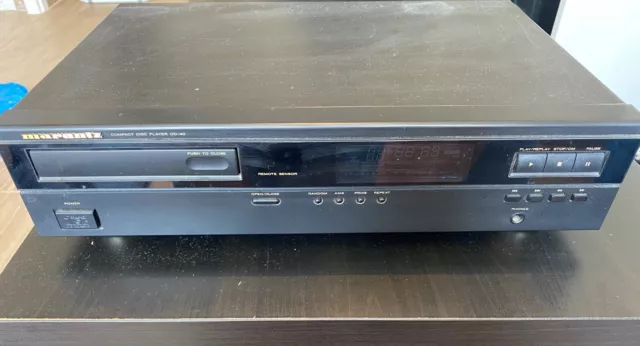 MARANTZ CD40, reproductor de CD HiFi, CD-Player Funciona perfectamente