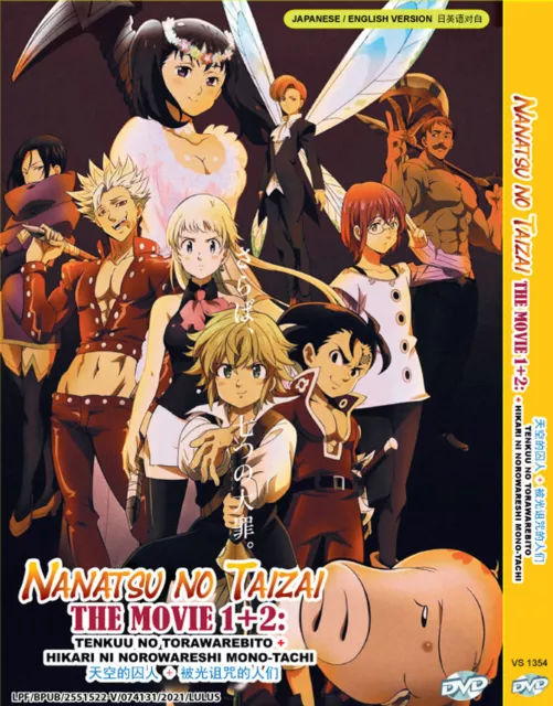 DVD Anime Sin: Nanatsu no Taizai Complete Series (1-12 End) Uncensored  English